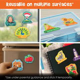 Mapology India Map Wall Chart with Reusable Stickers