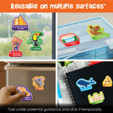 Mapology World Map Wall Chart with Reusable Stickers