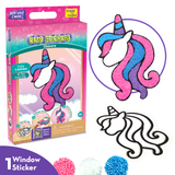 Pack of 6 - Clay Stickers Unicorn