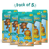 Clay Stickers - Animals Pack of 5