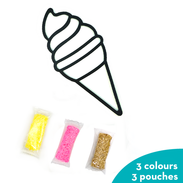 Clay Stickers - Ice Cream