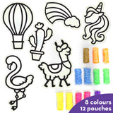 Pack of 12 - Clay Stickers Wonderland