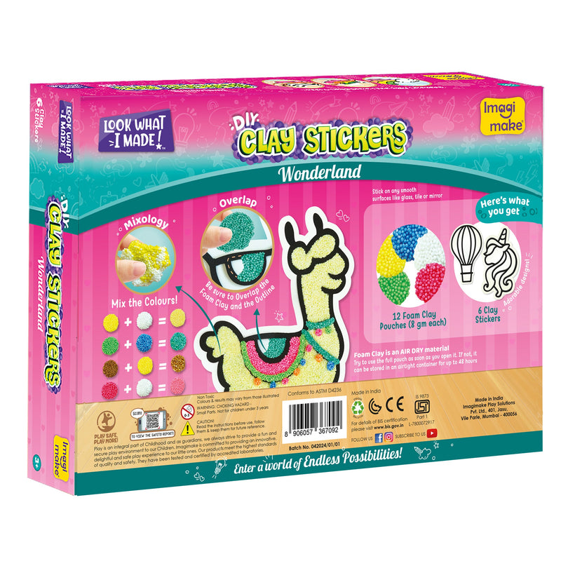 Clay Stickers - Wonderland