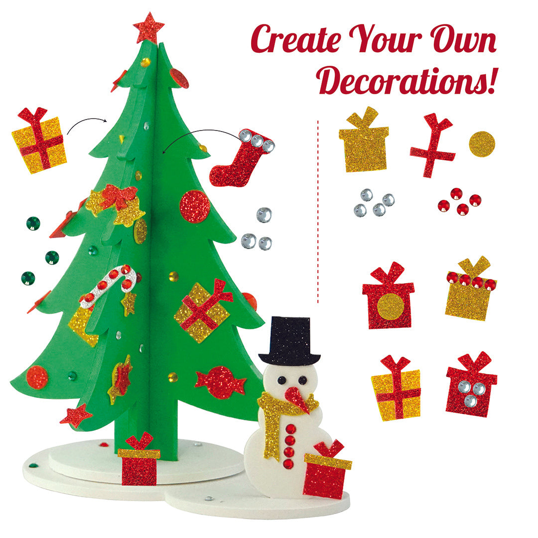 Make your own Christmas Tree, DIY Kit, Foam Christmas Tree, Decorate your own tree