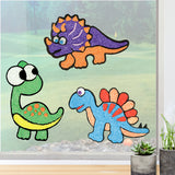 Clay Stickers - Dino Pals
