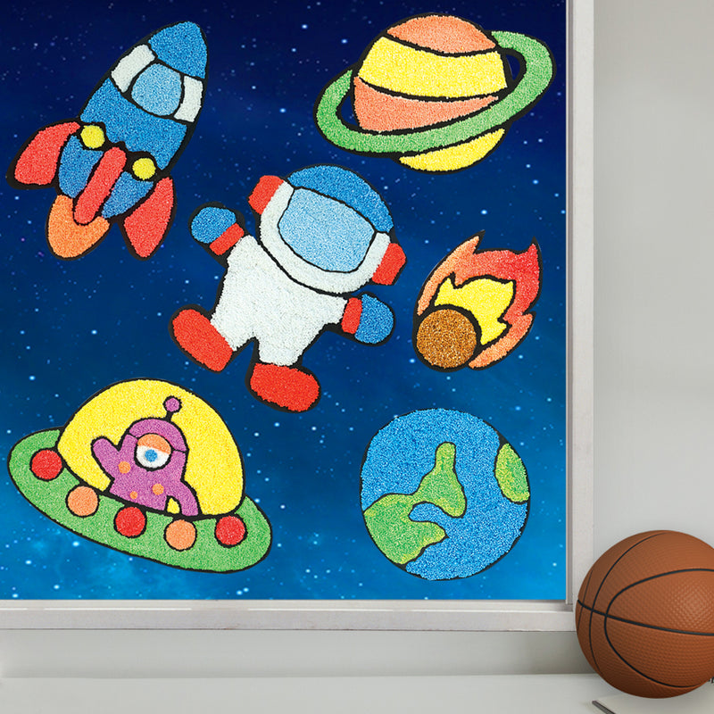 Clay Stickers - Space Adventure