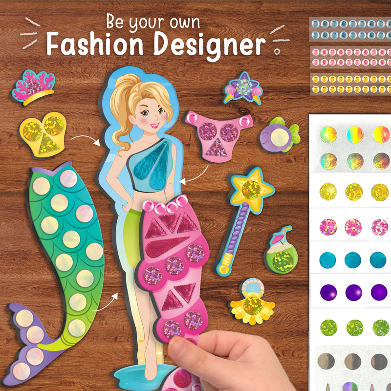 DIY Magnetic Dress Up - Mermaid Imagimake DIY Magnetic Dress Up - Mermaid Imagimake