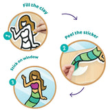 Clay Stickers - Princess