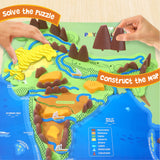 Mapology India and World - Political & Physical Map Puzzle