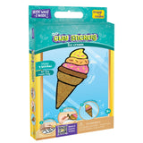 Pack Of 6 Assorted Clay Stickers - 1 Design Set