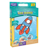 Clay Stickers - Rocket