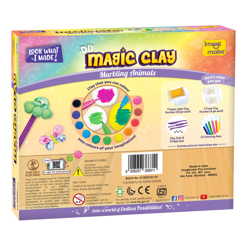 Magic Clay - Marbling Animals