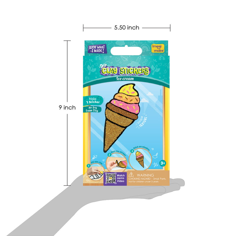 Clay Stickers Ice Cream – Imagimake