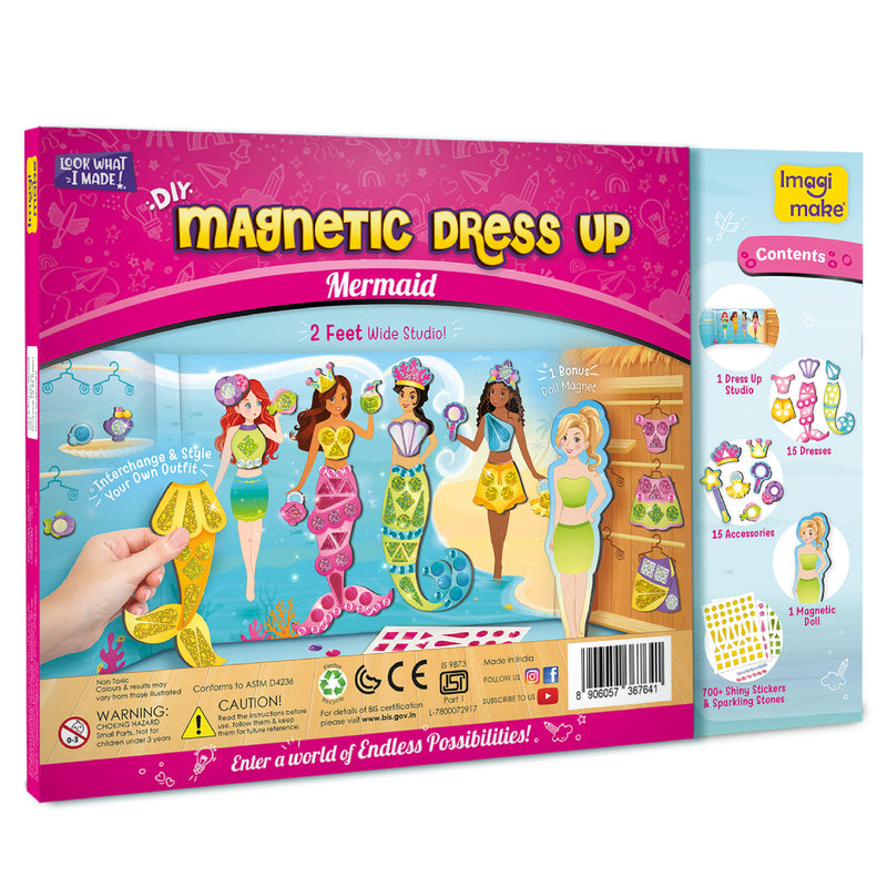 mermaid magnetic dress up Magnetic Princess Dress-Up Quiet Book