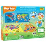 Mapology World & USA with Flags & Capitals