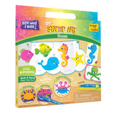 Pack of 12 - Ocean Stamp Art