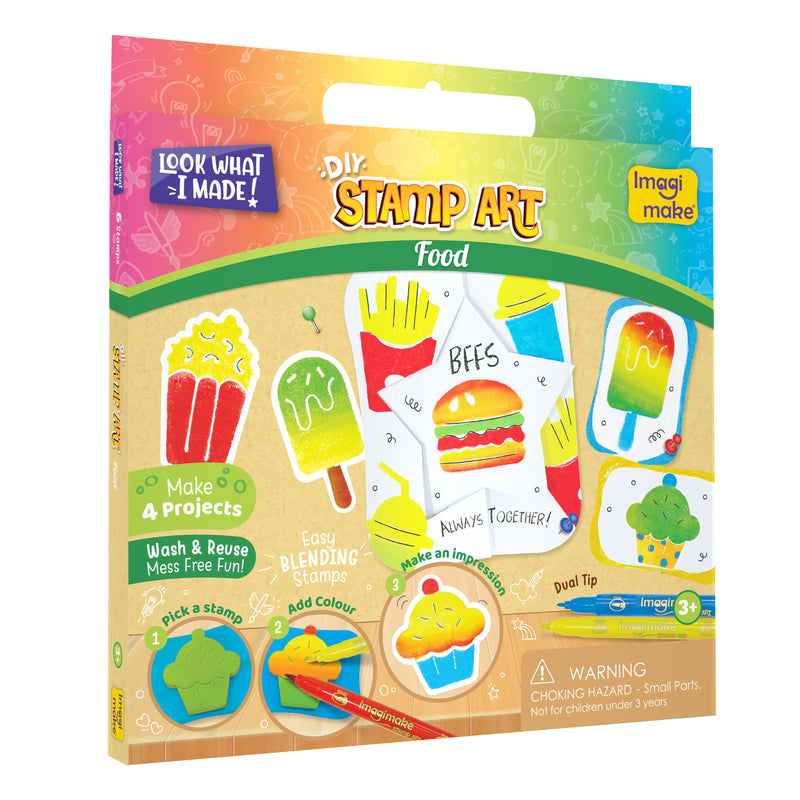 Stamp Art Combo - Ocean, Food, Smiley and Jungle