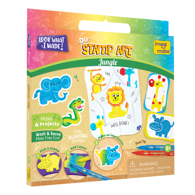 Stamp Art Combo - Ocean, Food, Smiley and Jungle