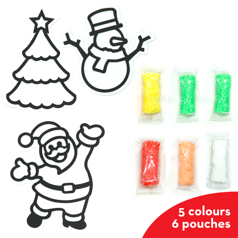 Clay Stickers - Christmas - Pack of 12