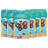 Pack of 6 - Clay Stickers Butterfly