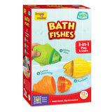 Leaps & Bounds Bath Fishes 3-in-1 | Baby Bath Toys for Toddlers Age 0-3 Years