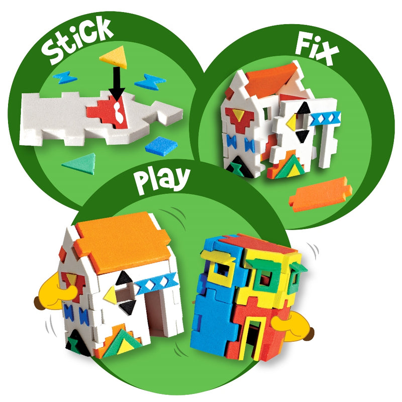 Mapology - World Map Puzzle with Houses Around the World