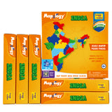 Mapology: Pack of 6 States of India Map Puzzle
