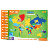 Mapology: Pack of 12 World with Flags & Capitals