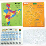 Mapology India with Capitals