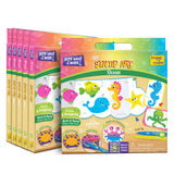 Pack of 6 - Ocean Stamp Art
