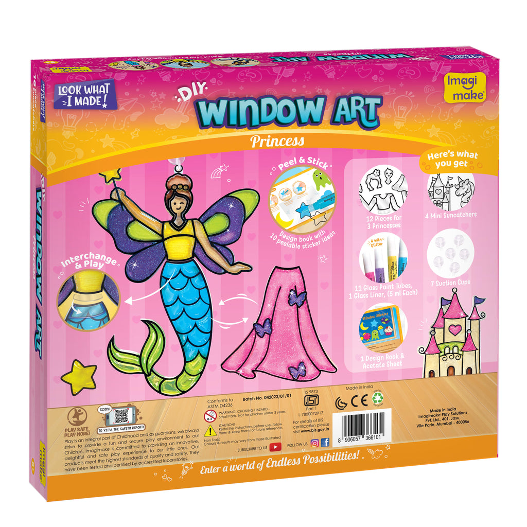 Window Design Princess Window Art - Princess – Imagimake