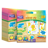 Pack of 6 - Jungle Stamp Art