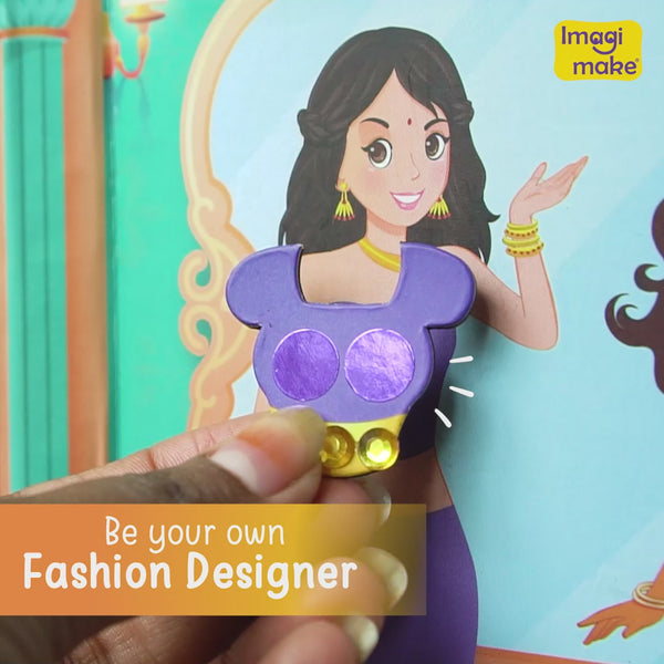 DIY Magnetic Dress Up - Indian Princess
