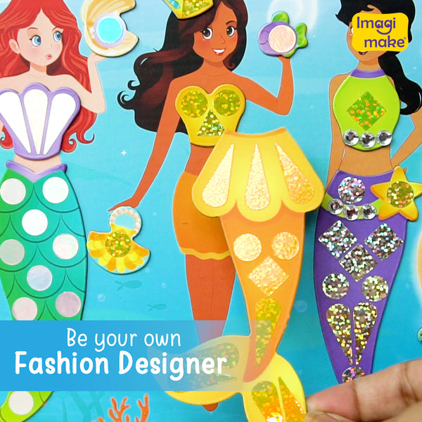DIY Magnetic Dress Up - Mermaid