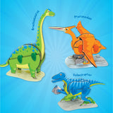 Mapology Dino Quest - Brachiosaurus, Pteranodon, Velociraptor