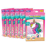 Pack of 6 - Clay Stickers Unicorn