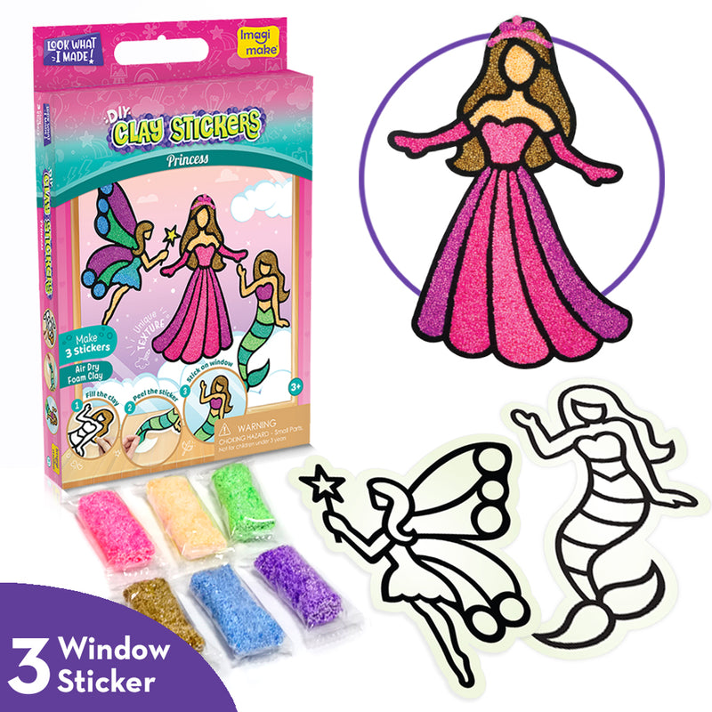 Window Art - Yummy Treats- Air Dry Clay- Craft Kit for 3 years and above –  Imagimake