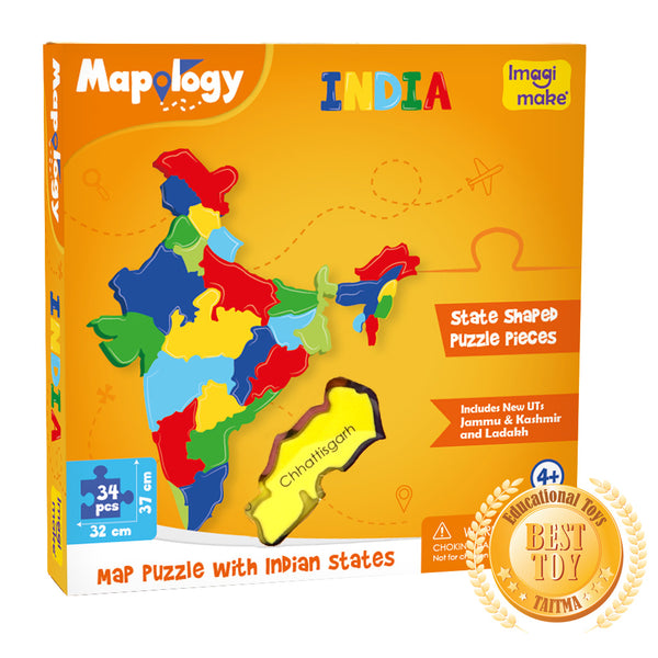 Mapology : States of India Map Puzzle