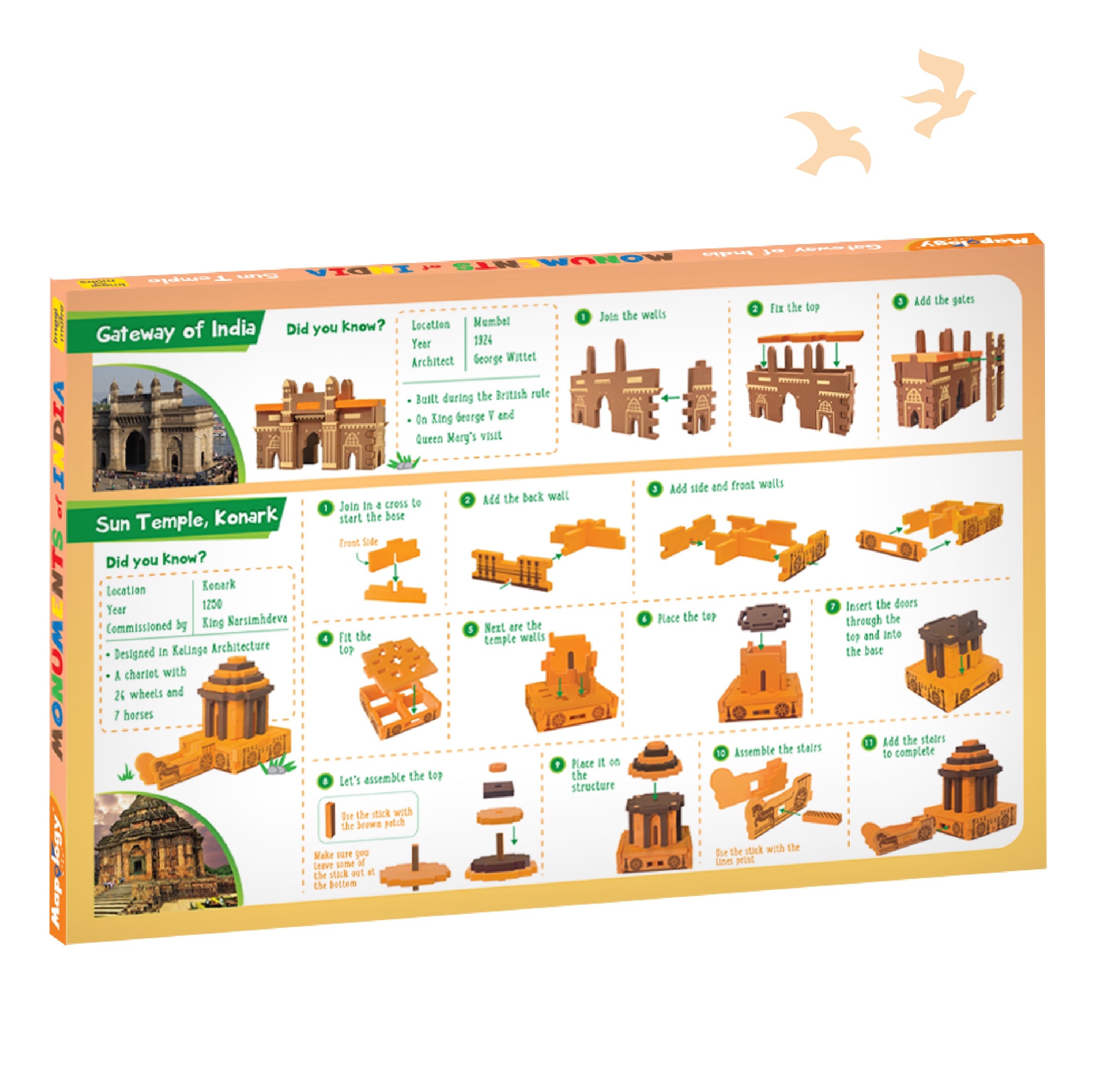 Mapology Monuments Of India Sun Temple And Gateway Of India Imagimake 5560