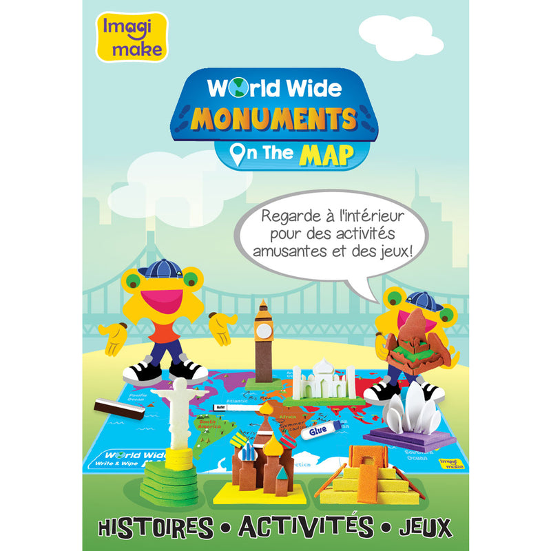 Monuments on the map activity book