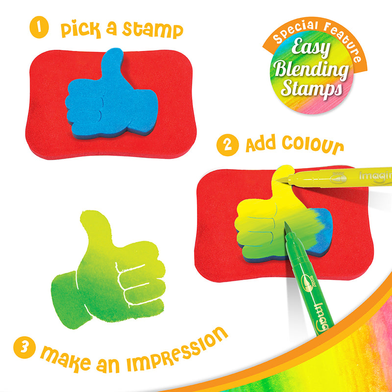 Stamp Art - Smiley