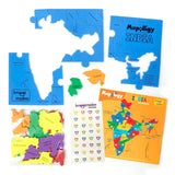 Mapology: Pack of 12 States of India Map Puzzle