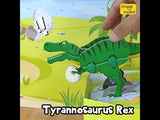 Mapology Dino Quest - Stegosaurus, Triceratops, Pachycephalosaurus