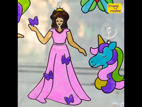 Window Design Princess Window Art - Princess – Imagimake